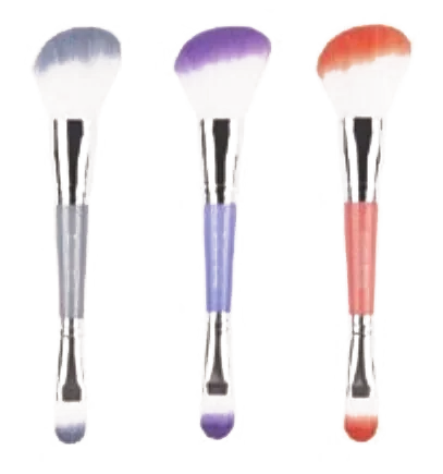 Two-tone double-ended synthetic brushes
