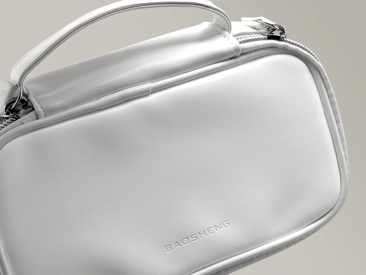 Silver Baosheng zip pouch